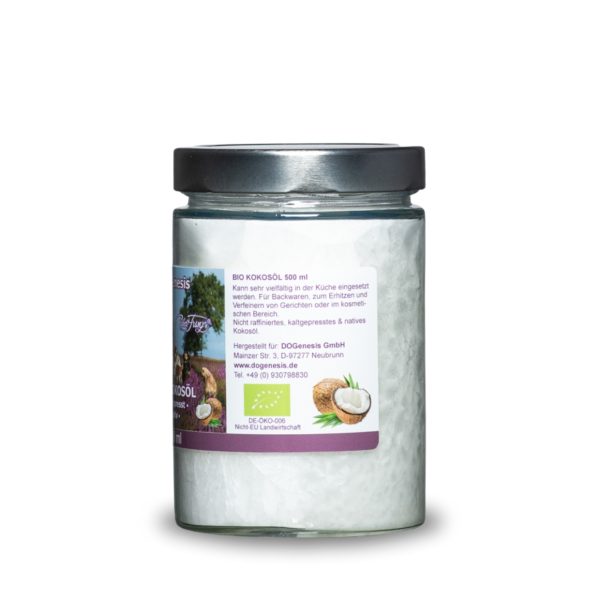 Bio Kokosöl - 500ml – Bild 2
