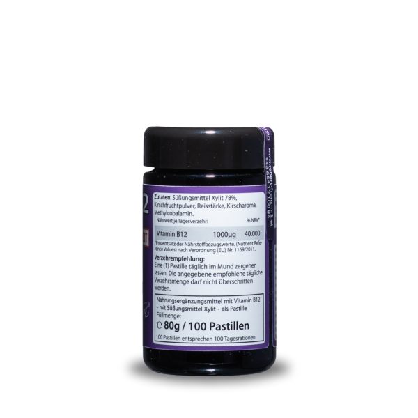 Vitamin B12 Pastillen - 100 Lutschpastillen – Bild 2
