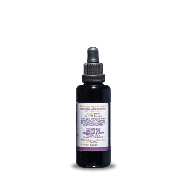 Vitamin D3 Tropfen - 50ml – Bild 2