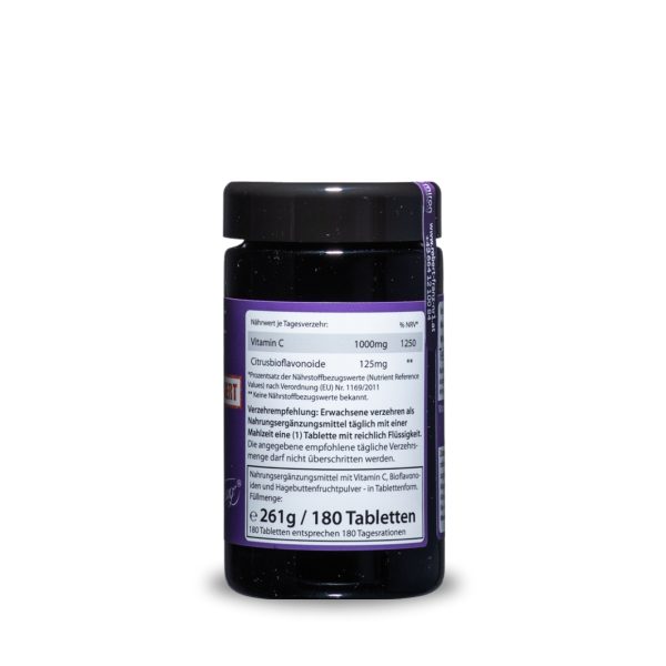 Vitamin C 1000mg - 180 Tabletten – Bild 2