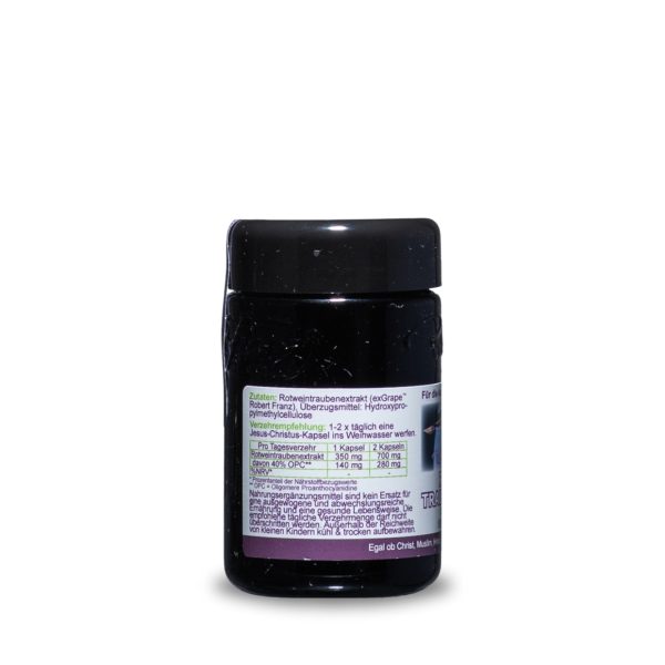 Rotweintraubenextrakt - 60 Kapseln – Bild 3