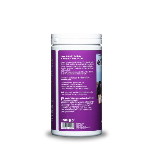 Haut & Fell Pellets - 900g (nur für Hunde) – Bild 3