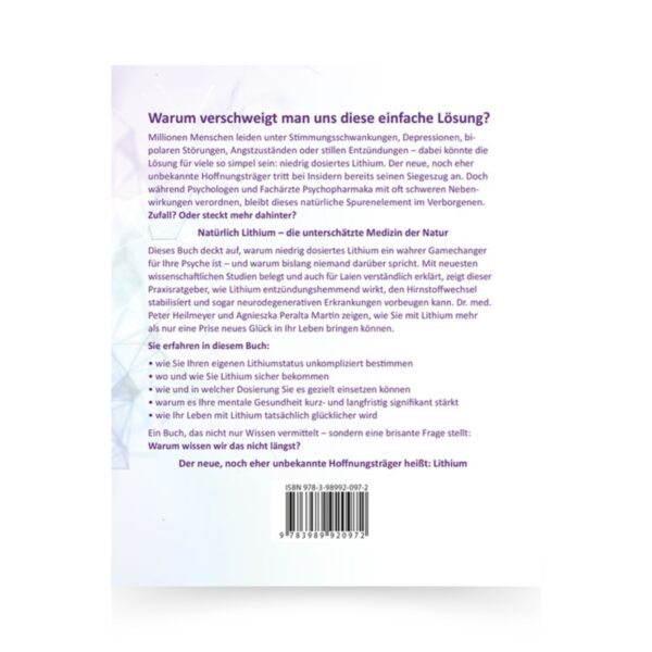 Praxisbuch Lithium I Dr. med. Peter Heilmeyer & Agnieszka Peralta Martin – Bild 2